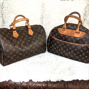 Louis Vuitton Speedy 35 & Deauville